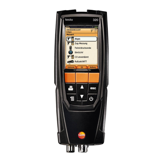 testo 320 Manual Del Usuario