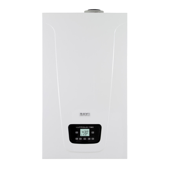 Baxi DUO-TEC+ Manual De Uso Destinado Al Usuario Y Al Instalador