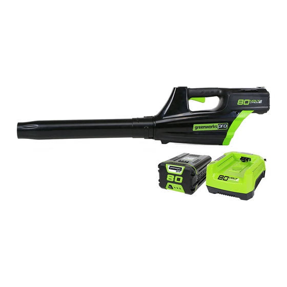 GreenWorks Pro BLB481 Manual Del Operador