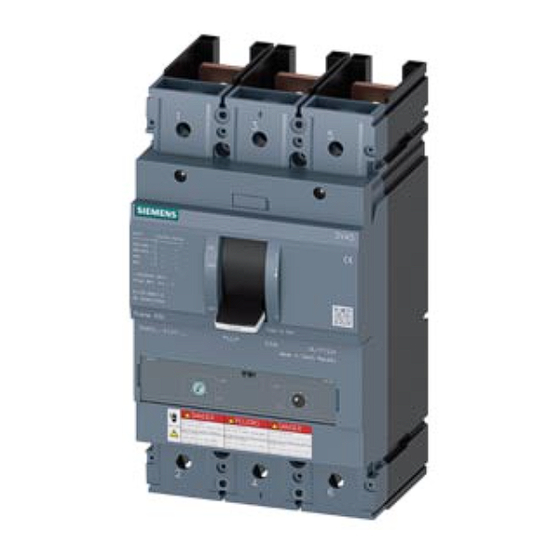 Siemens 3VL92 7D.30 Serie Instructivo