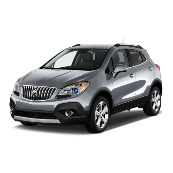 Buick Encore 2014 Manual Del Propietário