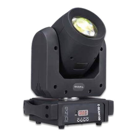 Ibiza Light E-BEAM100 Manual De Instrucciones