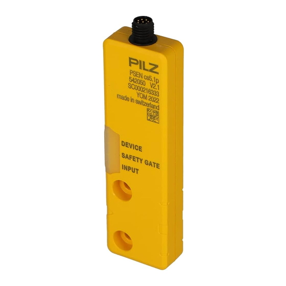 Pilz PSEN cs5.1p Manual De Instrucciones