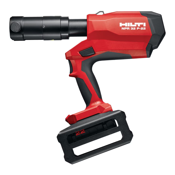 Hilti NPR 32 P-22 Manual De Instrucciones Original