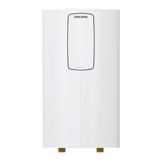 Stiebel Eltron DHC 3-1 Classic Operación E Instalación