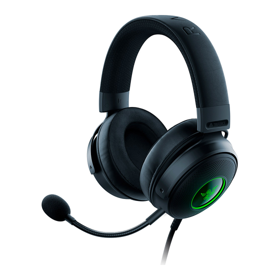 Razer KRAKEN V3 Manuales