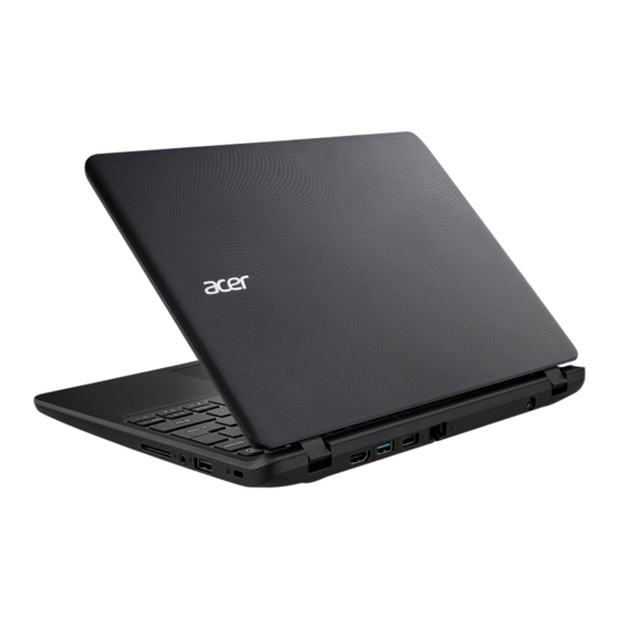 Acer Aspire ES 11 Manual De Usuario