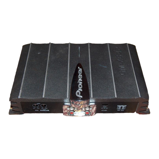 Pioneer GM-X642 Manual Del Propietário