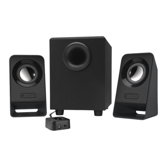 Logitech Z213 Guía De Inicio