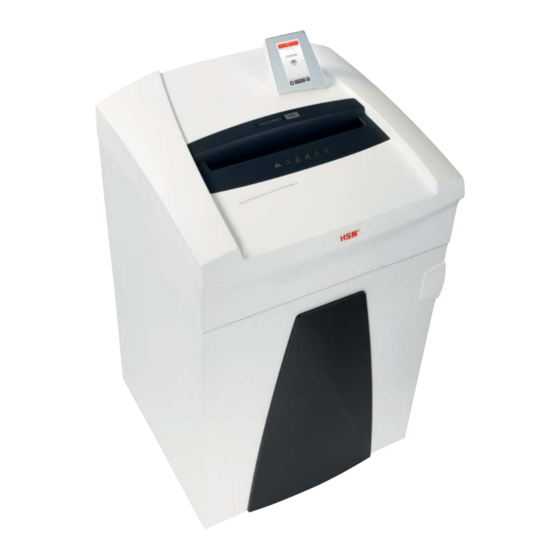 HSM SECURIO P40i Instrucciones De Servicio
