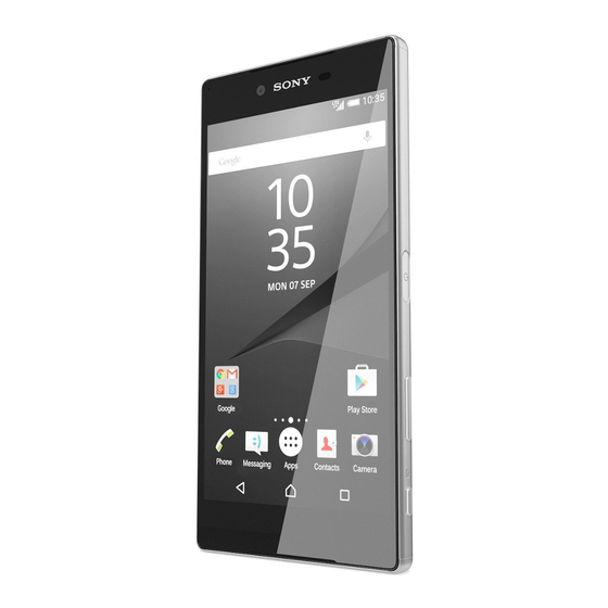 Sony Xperia Z5 Premium Dual Guia Del Usuario