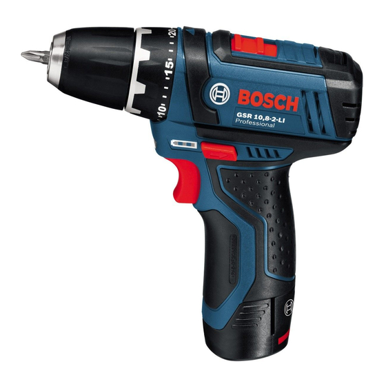 Bosch Professional GSR 10,8-2-LI Manual Original