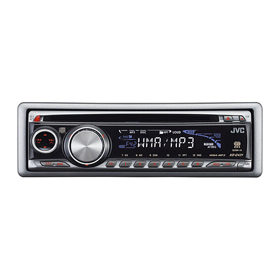 JVC KD-G421 Manual De Instrucciones