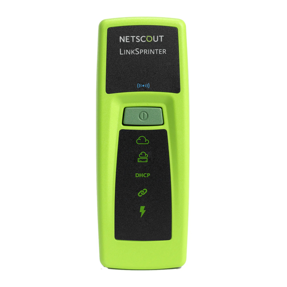 NETSCOUT LinkSprinter LSPRNTR-300 Manuales