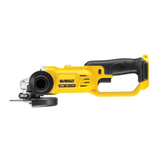 DeWalt DCG422 Traducido De Las Instrucciones Originales