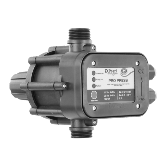 Pearl PRO PRESS Instrucciones De Instalación Y Funcionamiento