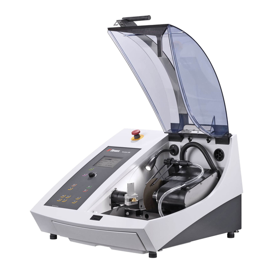 Struers Accutom-100 Manual De Instrucciones