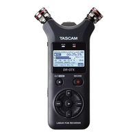 Tascam DR-07X Manual Del Usuario