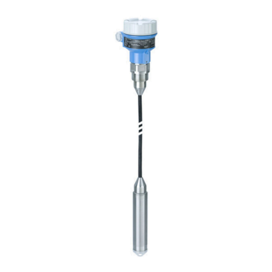 Endress+Hauser Cerabar M Manual De Instrucciones
