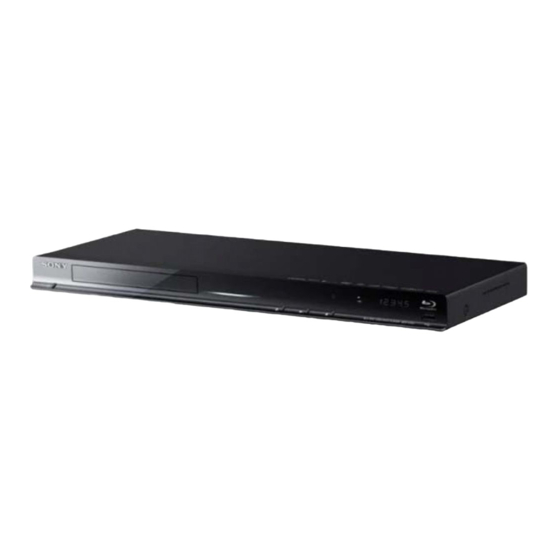 Sony BDP-S380 Manual De Instrucciones