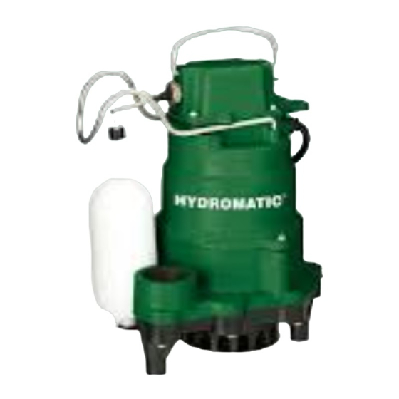 Pentair HYDROMATIC HP33 Manual Del Usuario