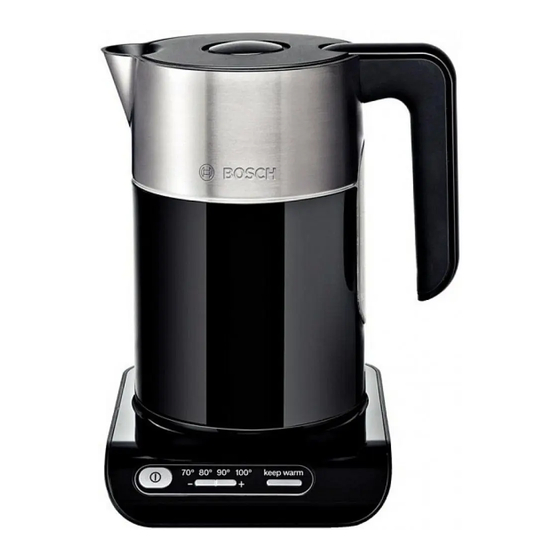 Bosch TWK 86104 Manual Original