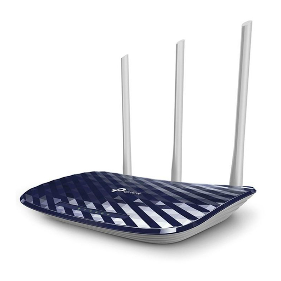 TP-Link Archer C20 Guía De Instalación Rápida