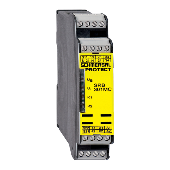 schmersal SRB 301MC Manual De Instrucciones