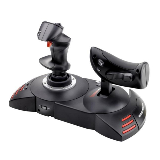 Thrustmaster T-FLIGHT HOTAS X Manual Del Usuario