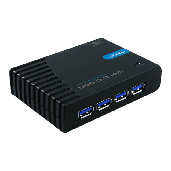 Vantec 4-Port SuperSpeed USB 3.0 Hub Guia De Instalacion