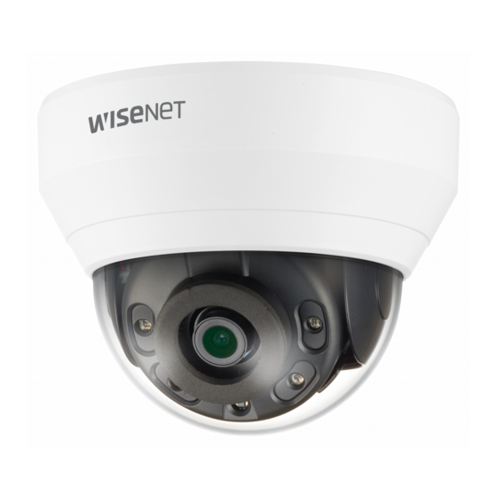 Wisenet QND-7012R Manual Del Usuario