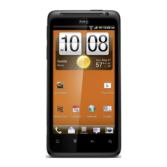 HTC EVO Design 4G Manual De Usuario