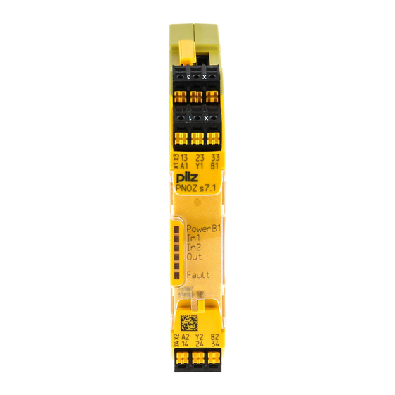 Pilz PNOZ s7.1 Manual De Instrucciones