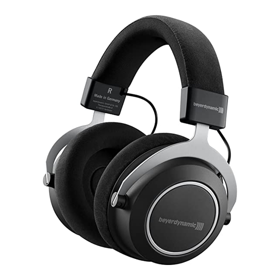 Beyerdynamic Amiron Instrucciones De Uso