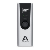 Apogee jam+ Guia De Inicio Rapido