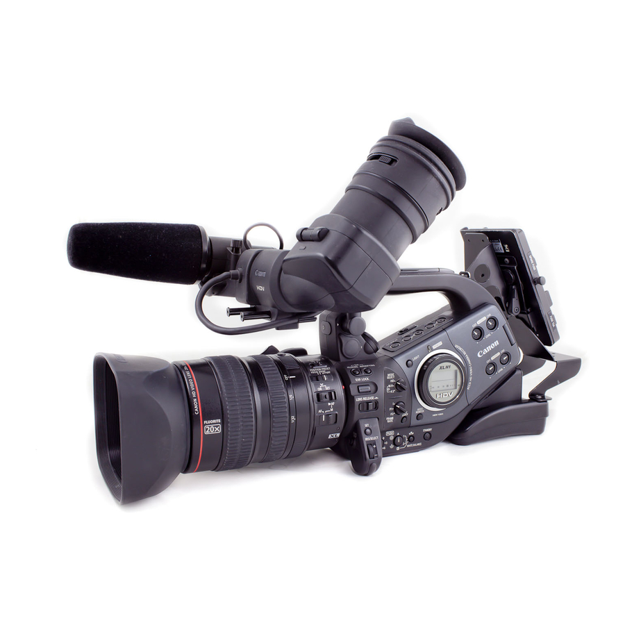 Canon XL H1 Manual De Instrucciones