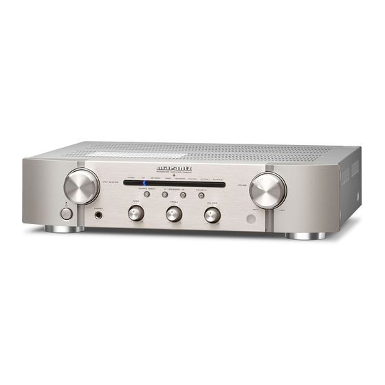 Marantz PM6007 Manual Del Usuario