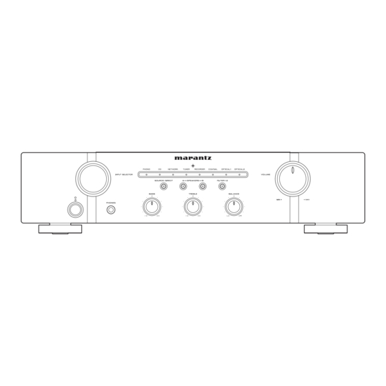 Marantz PM6007 Guia De Inicio Rapido