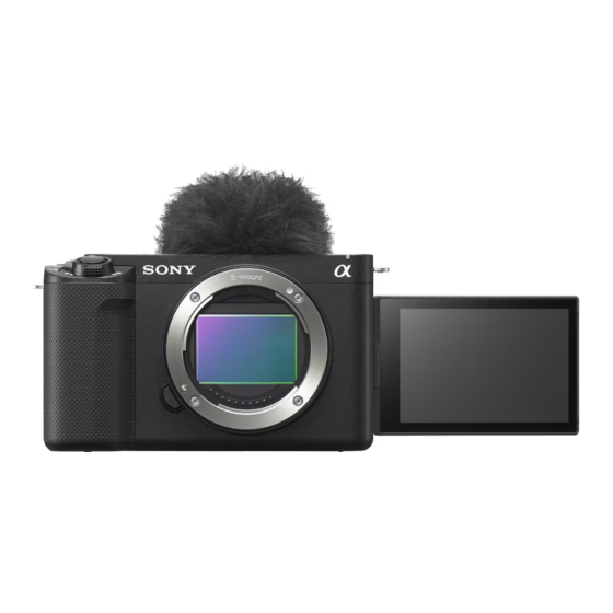 Sony ZV-E1 Guia De Ayuda