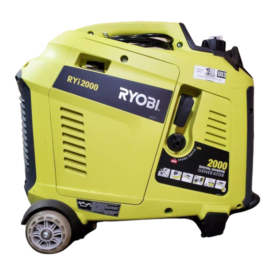 Ryobi RYi2000T Manual De Instrucciones