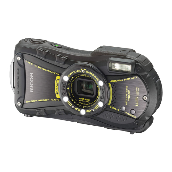 Ricoh WG-20 Manual De Instrucciones