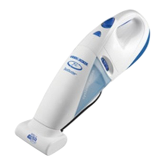 Black and Decker CV7205T Manual De Instrucciones