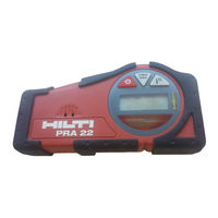 Hilti PRA 22 Manual De Instrucciones