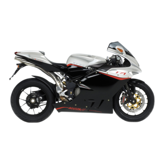 MV Agusta F4 312RR 1078 Manual Del Usuario