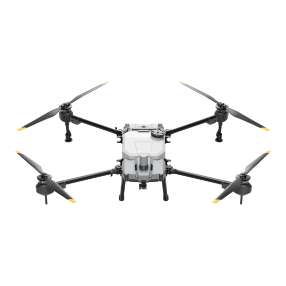 DJI AGRAS T40 Guia De Inicio Rapido