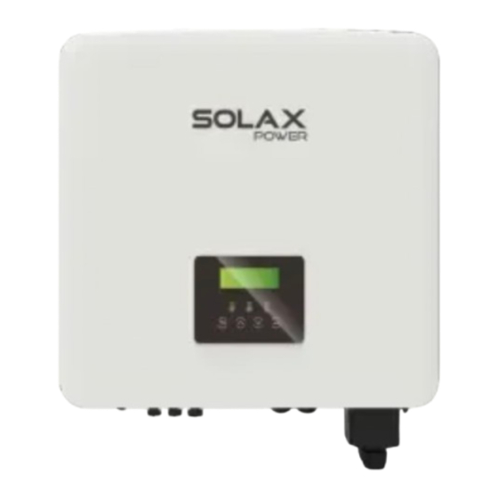 SolaX Power X3-Hybrid Guía De Instalación Rápida