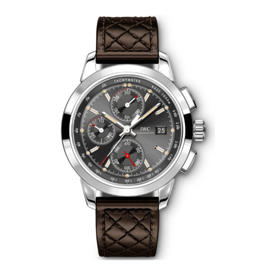 IWC Schaffhausen INGENIEUR CHRONOGRAPH SPORT EDITION 76TH MEMBERS' MEETING AT GOODWOOD Manuales