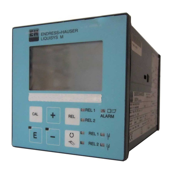 Endress+Hauser Liquisys M CUM223 Manual De Instrucciones