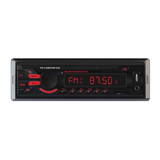 PNI Clementine 8440 Manual De Utilizare