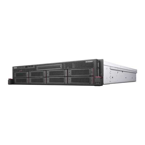 Lenovo ThinkServer RD450 Guia Del Usuario